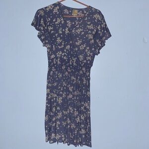 Japna Short Sleeve Floral Dress